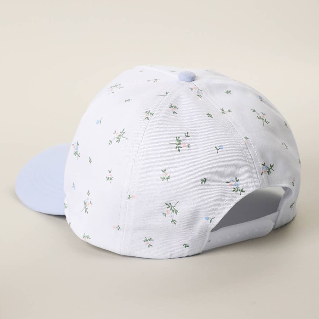 USA Floral Trucker Hat