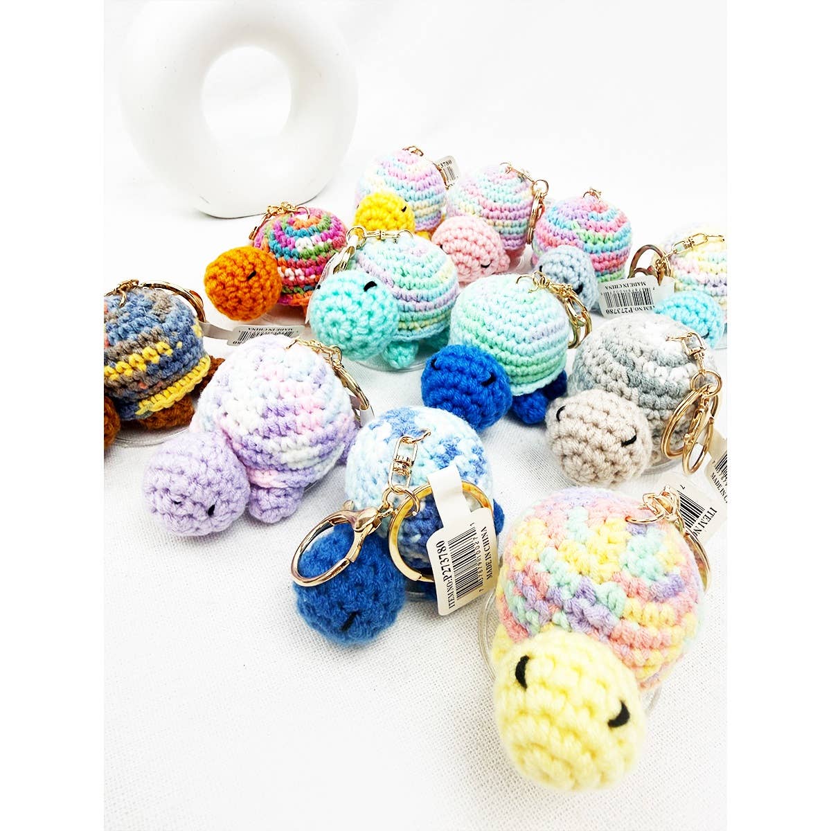 Crochet Sea Turtle Keychain