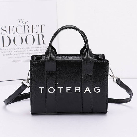 Metallic Faux Leather Tote Bag