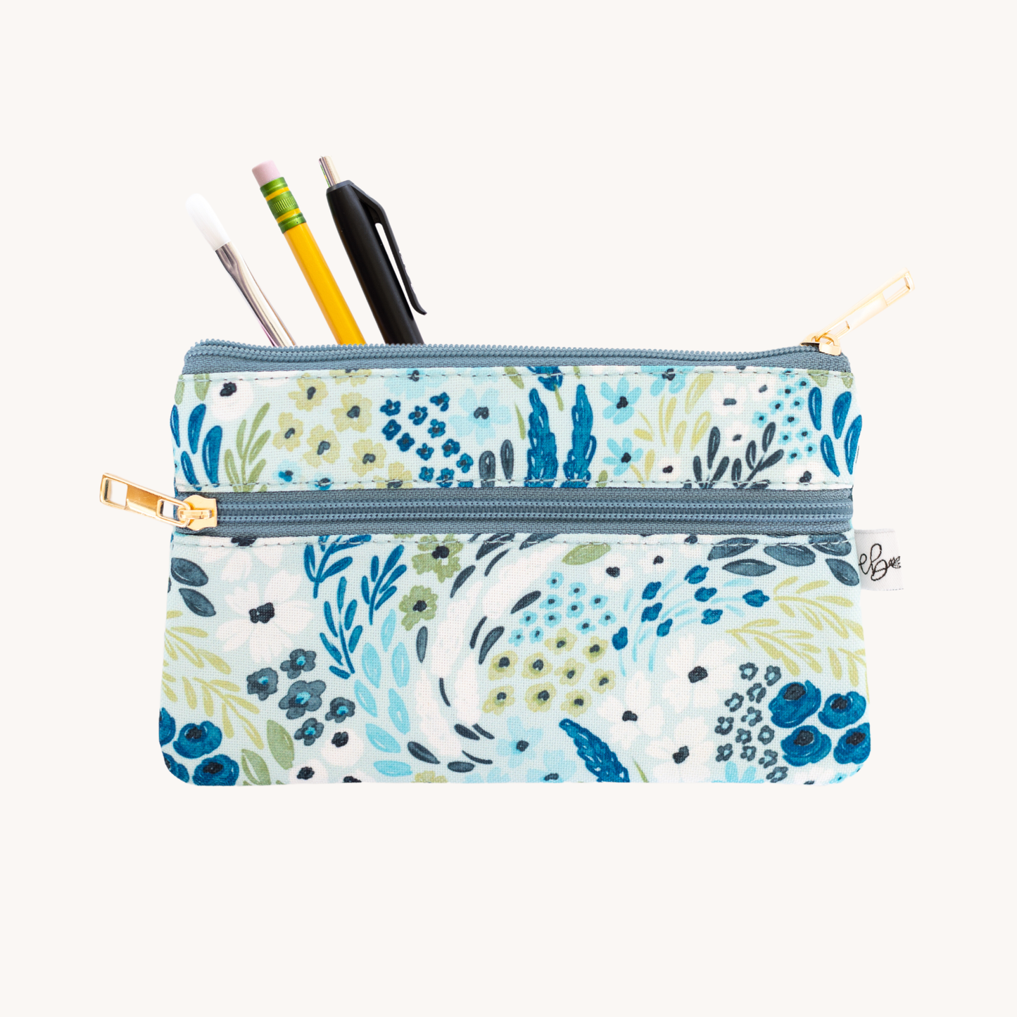 Waterfall Floral Pencil Pouch