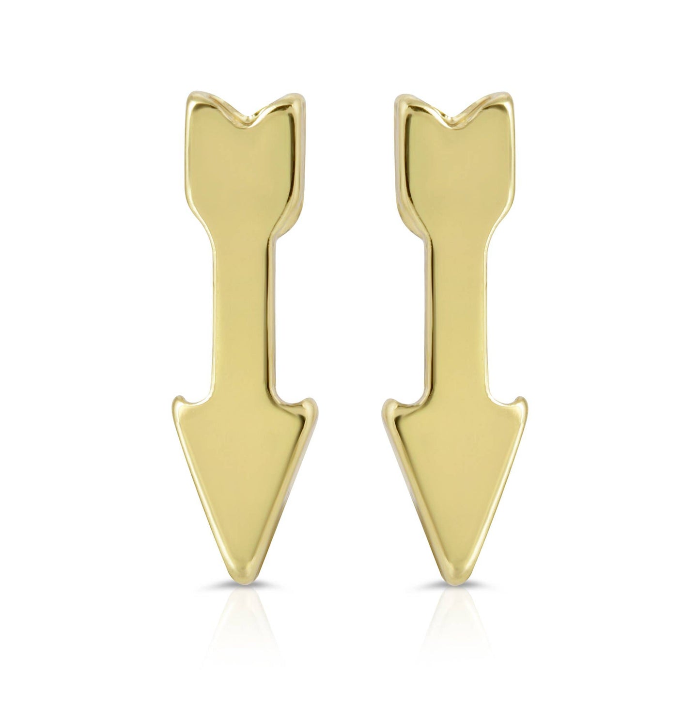 New Moon Gold Earrings - POSITIVE/ARROW