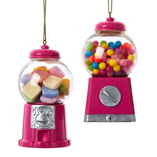 3.375"RESIN CANDY MACHINE ORNAMENT