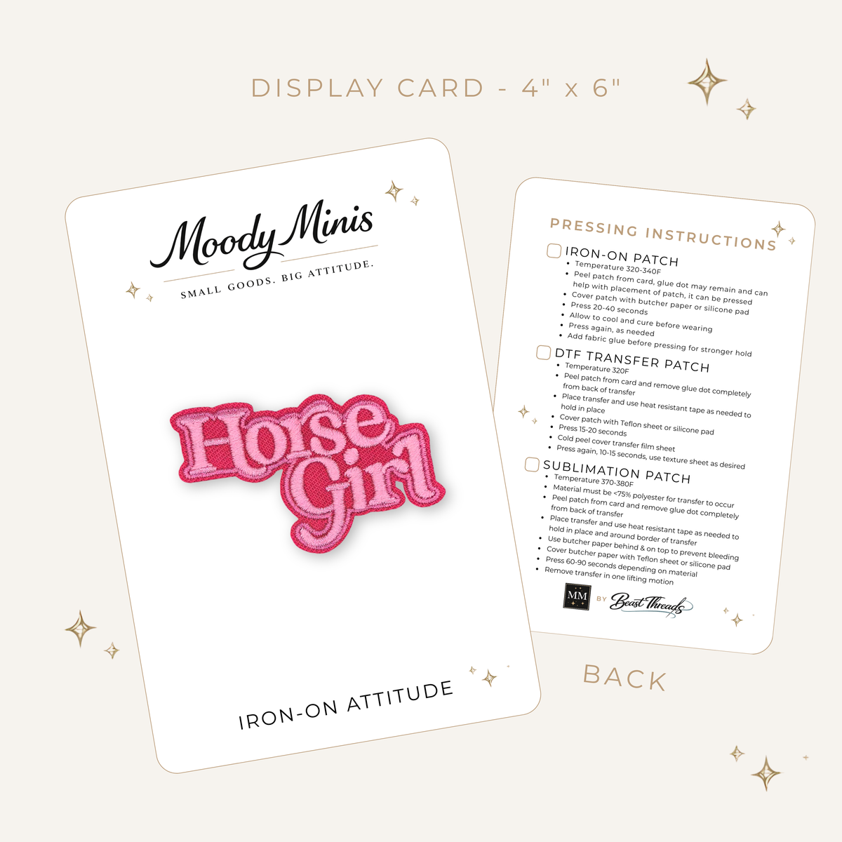 Horse Girl Embroidered Patch