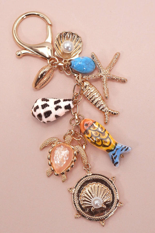 OCEAN PORCELAIN FISH SEA SHELL STARFISH