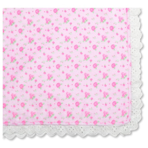 pretty in pink plush blanket