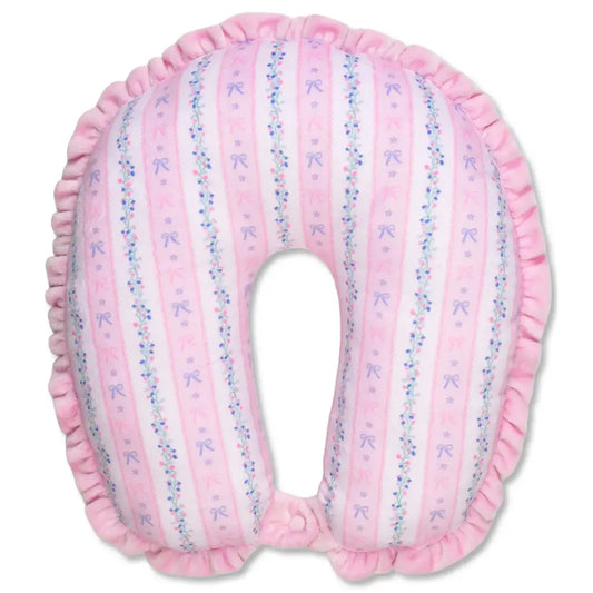 Floral Stripes Neck Pillow