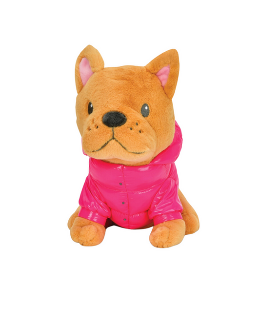 Dog in a Puffer Plush