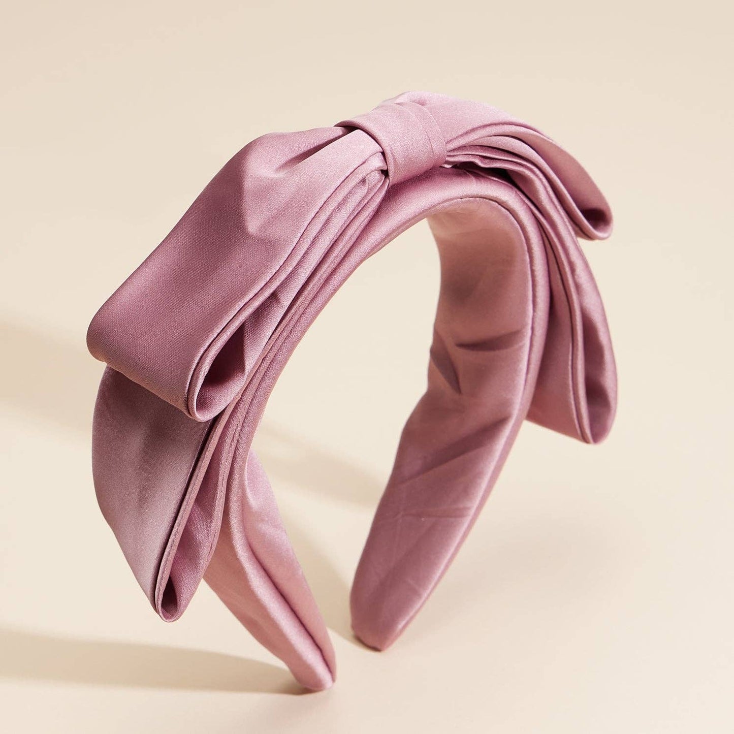 Simple Satin Bow Ribbon Headband