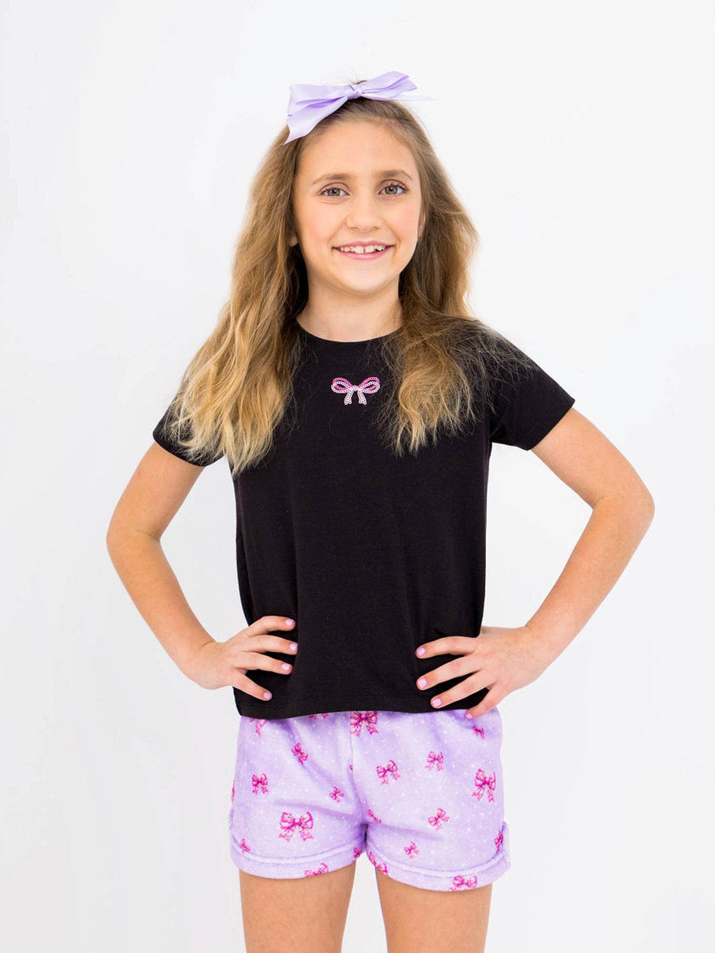 Girls Plush Lounge Short