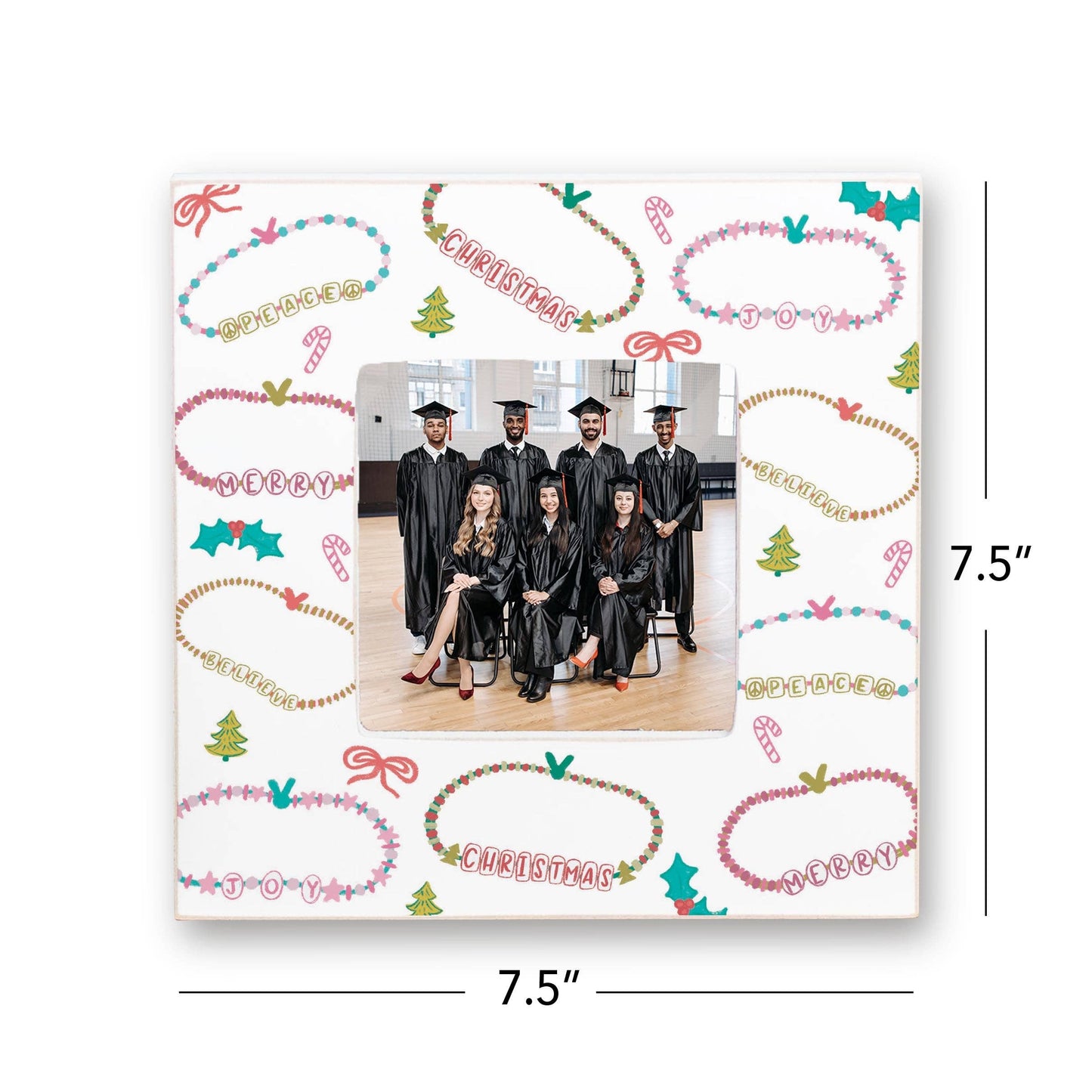 Friendship Bracelet Christmas Frame