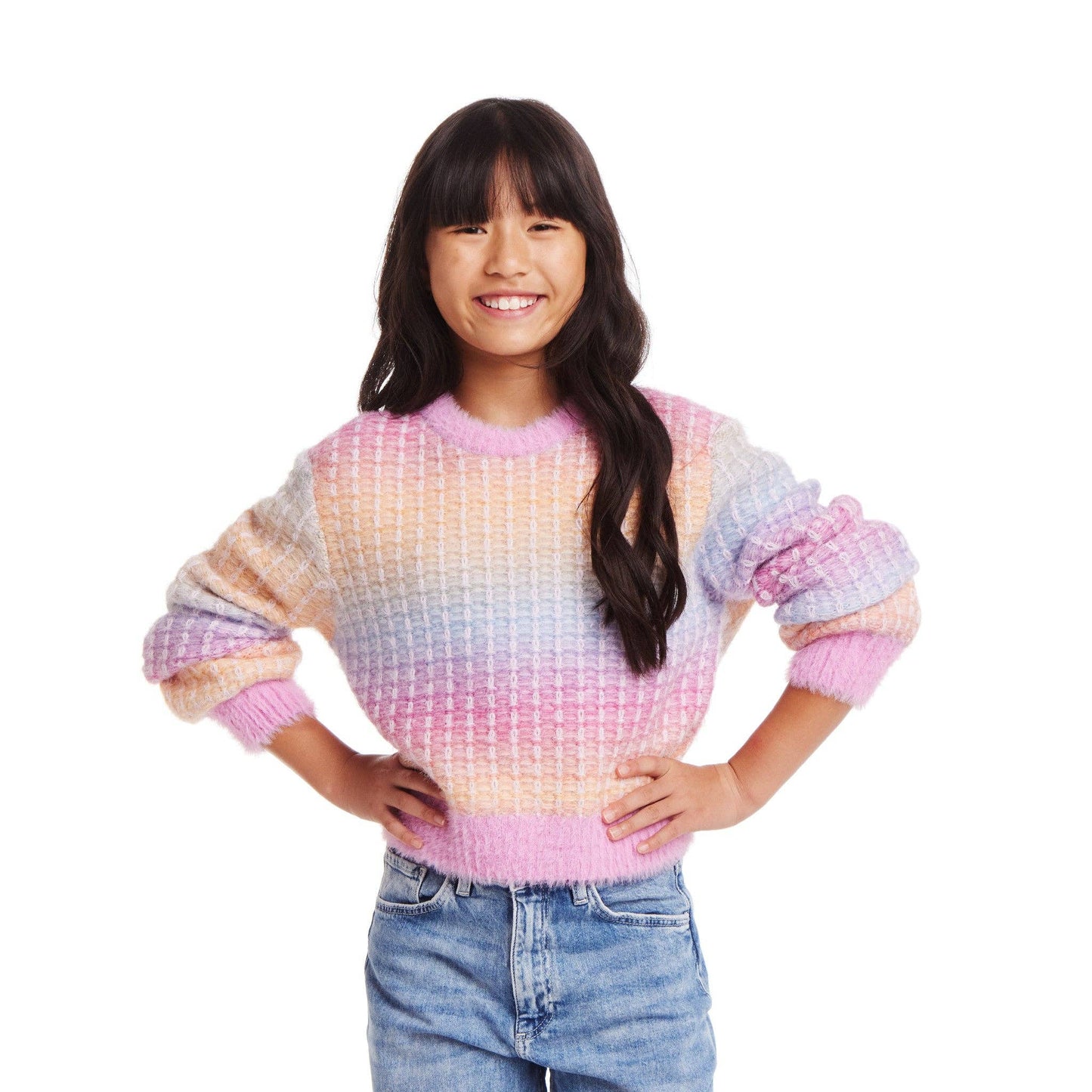 Cropped Ombre Sweater | Multicolor