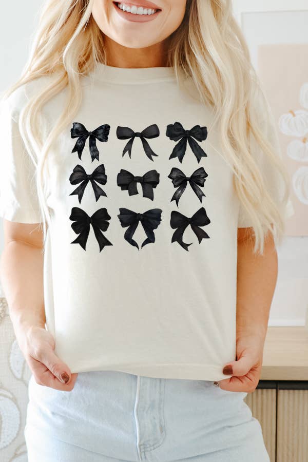 Black Bows Graphic Tee