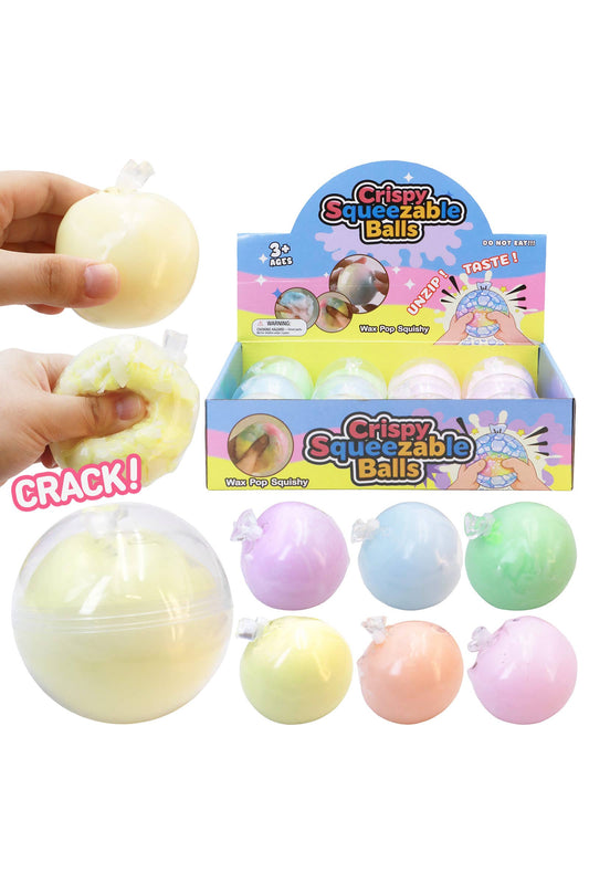 Crunchy Crispy Cracking Clay Squishy Ball