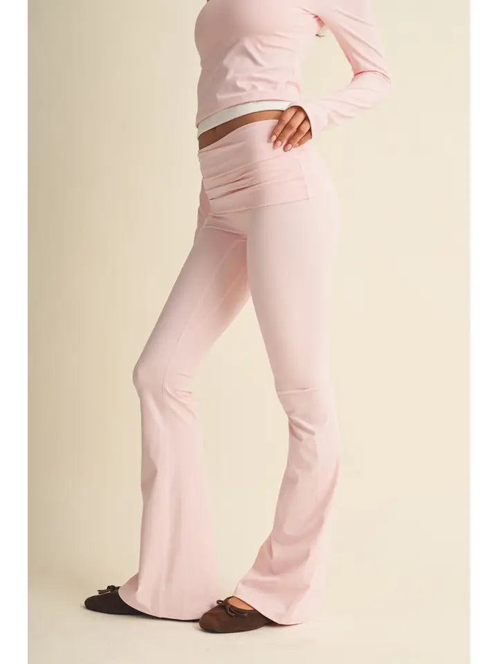 Active Foldover Flare Legging