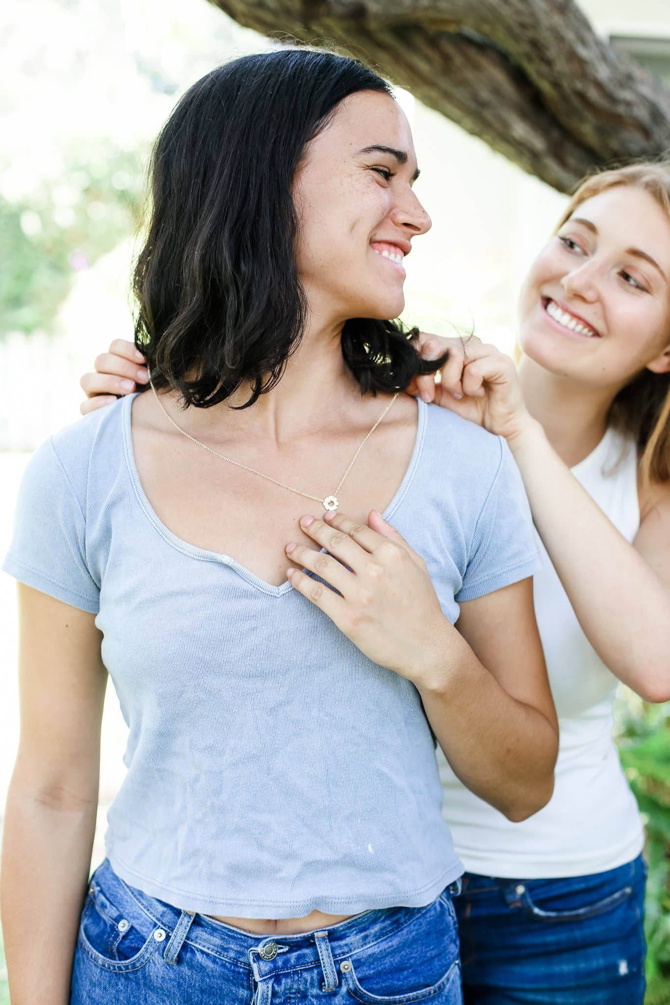 Friend/Family Necklace + Card/env - FLOWERS WILL BLOOM