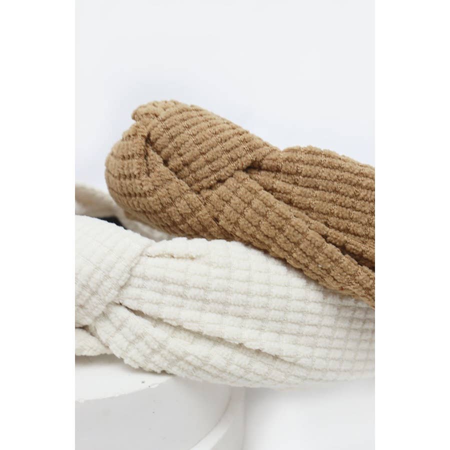 Waffle Texture Knotted Headband