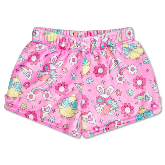 Flower Chick Plush Shorts