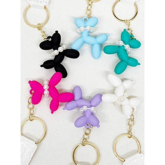 Colorful Puppy Theme Keychain