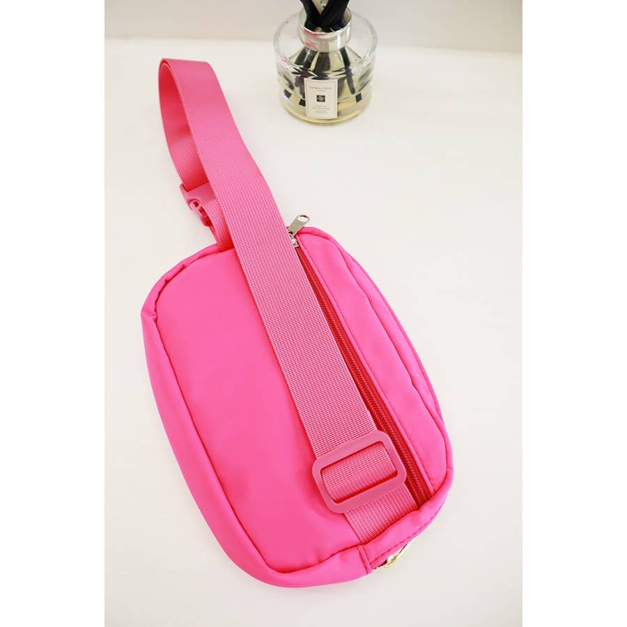 Solid Color Crossbody Fanny Pack Belt Bag