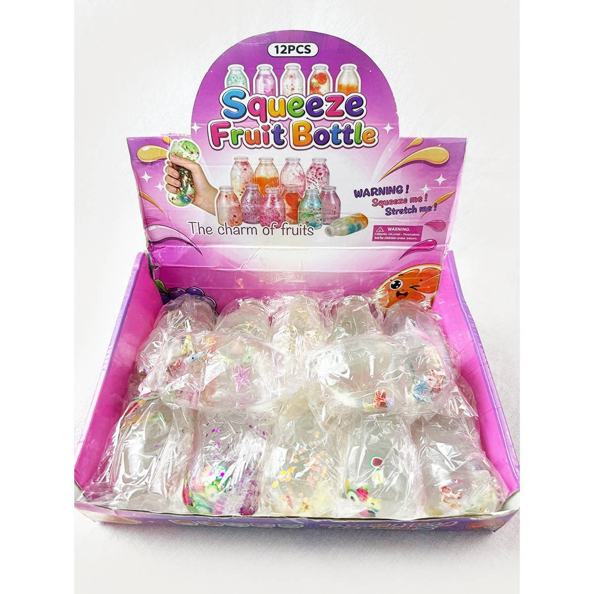 Fun Fruit Mini Bottle Squishy