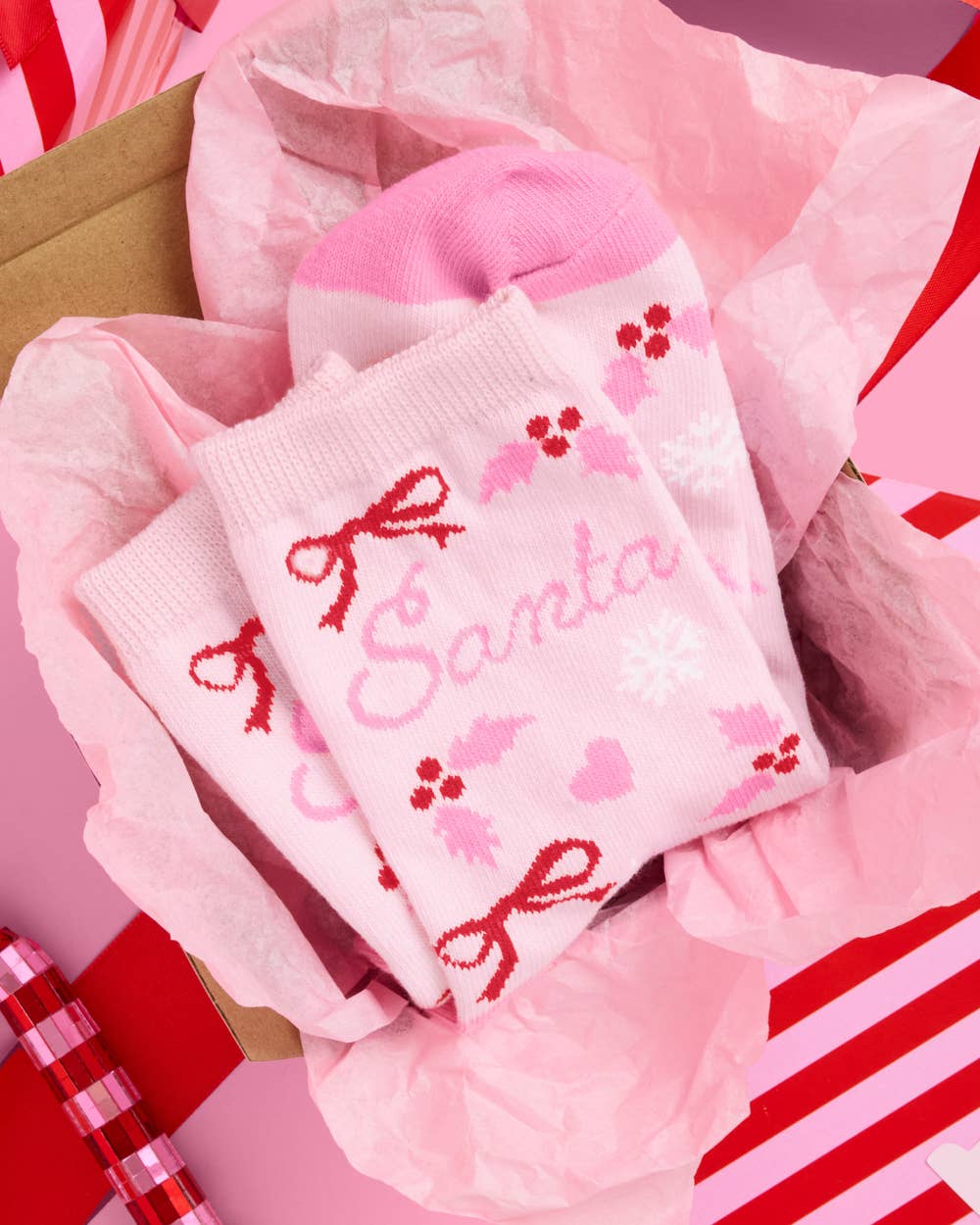 Santa Baby Knit Socks
