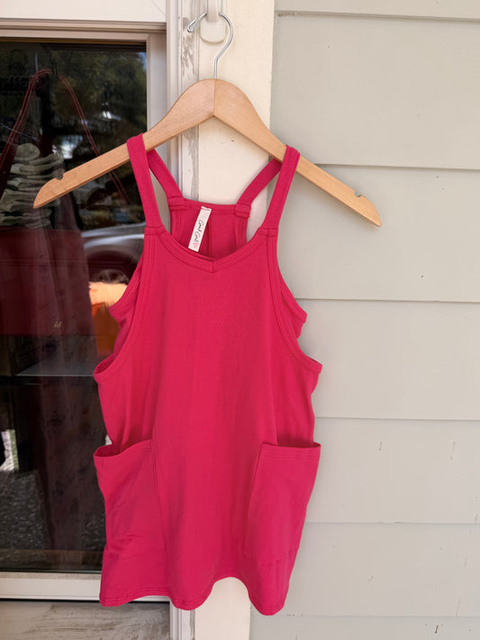 Relaxed Tank Dress Romper