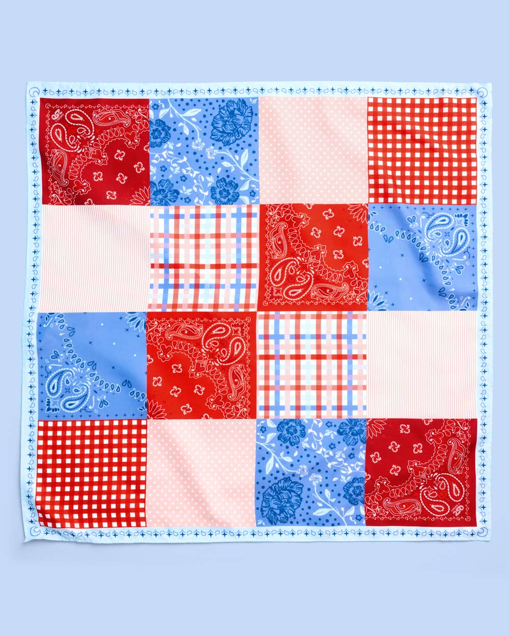 America Patchwork Headscarf