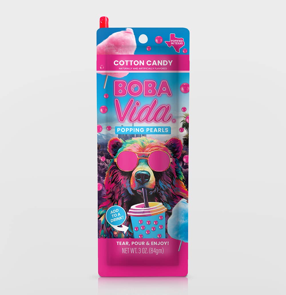BobaVida Popping Boba - Cotton Candy