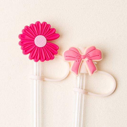 Straw Topper Set-Bubblegum