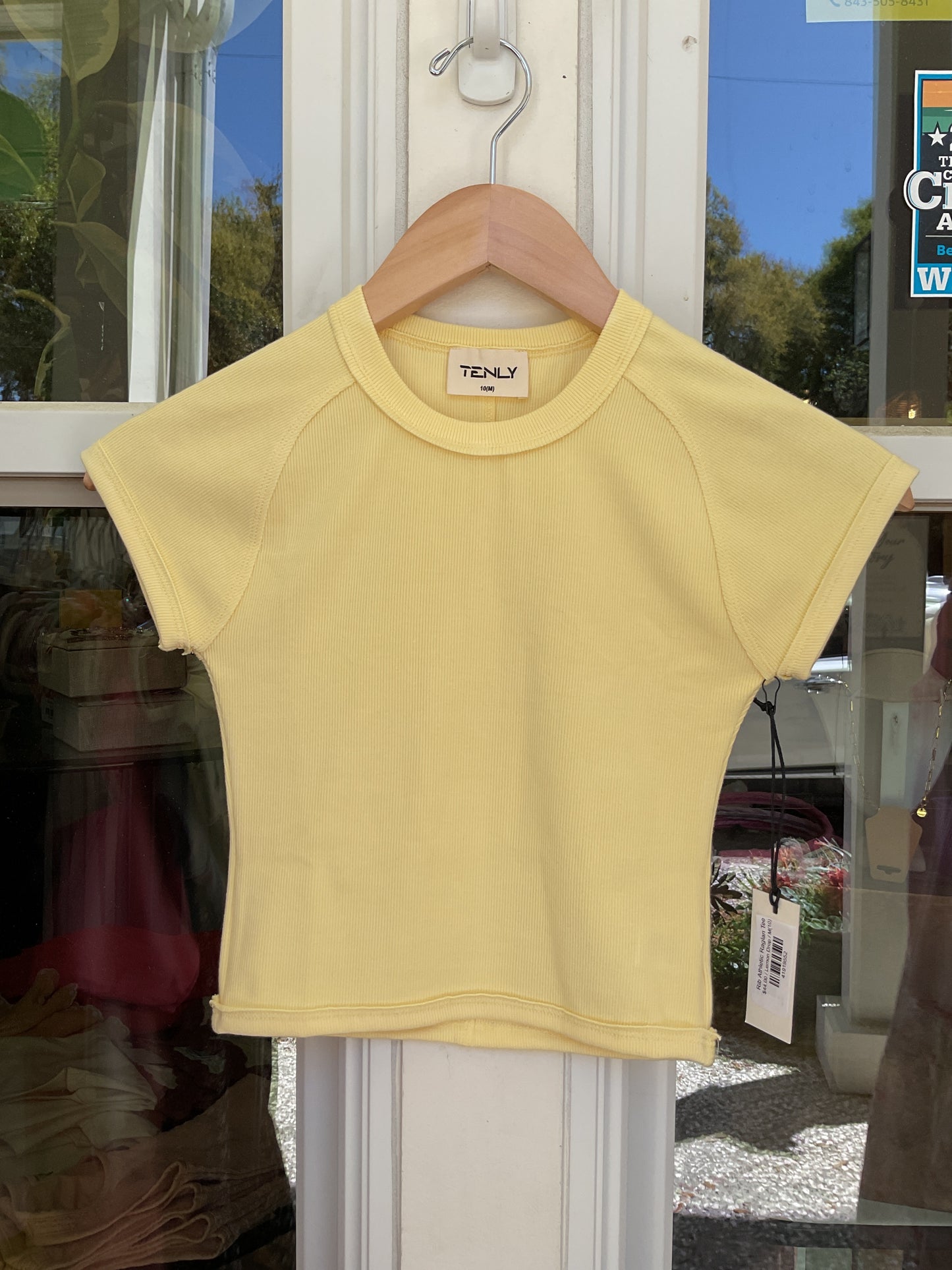 Rib Athletic Raglan Tee