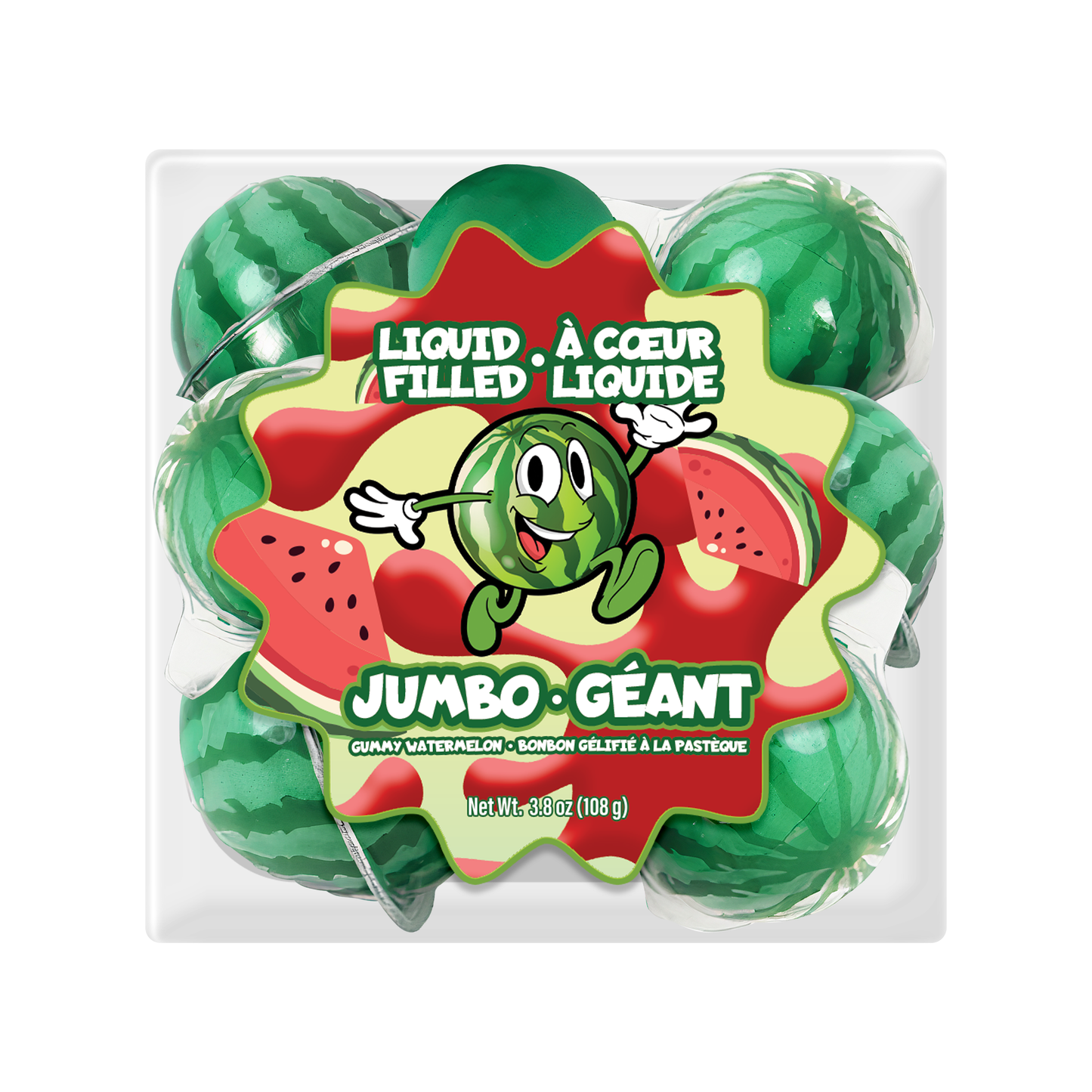 Filled Watermelon Gummy Candy
