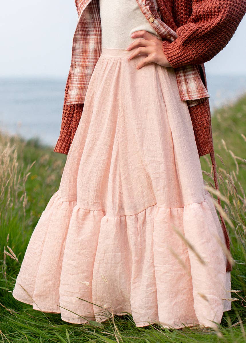 Kid's Annabel Skirt in Blush