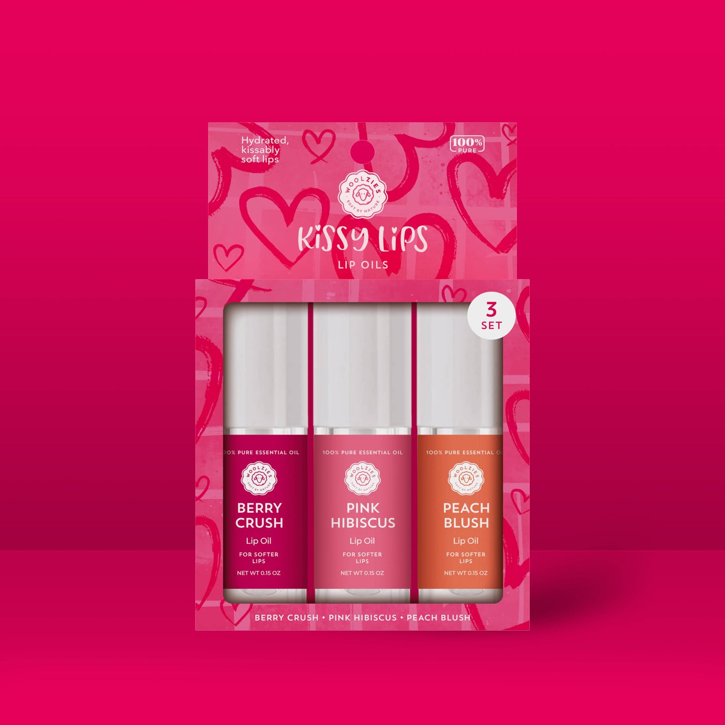 Kissy Lips Lip Oil Set Of 3