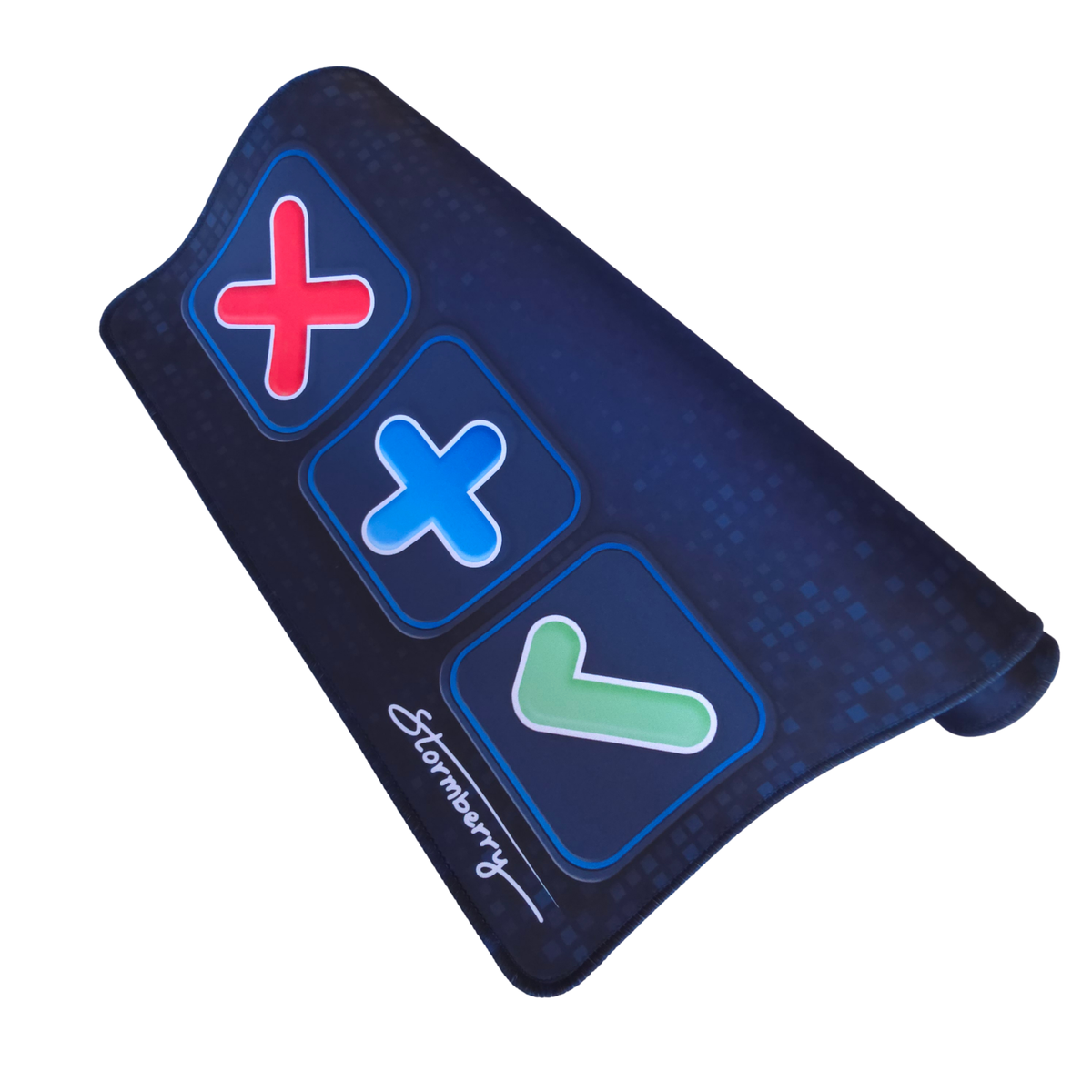 Blue Digital Pixel Squishy Trade Mat