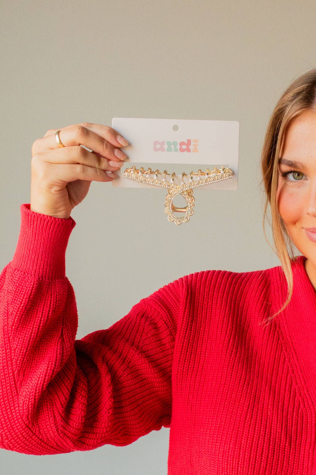 Queen Anne's Lace Claw Clip