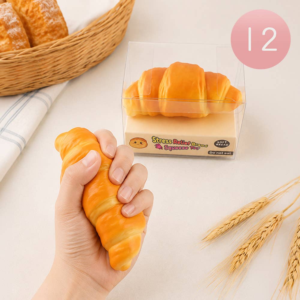 Croissant Squishy Stress Relief Toy