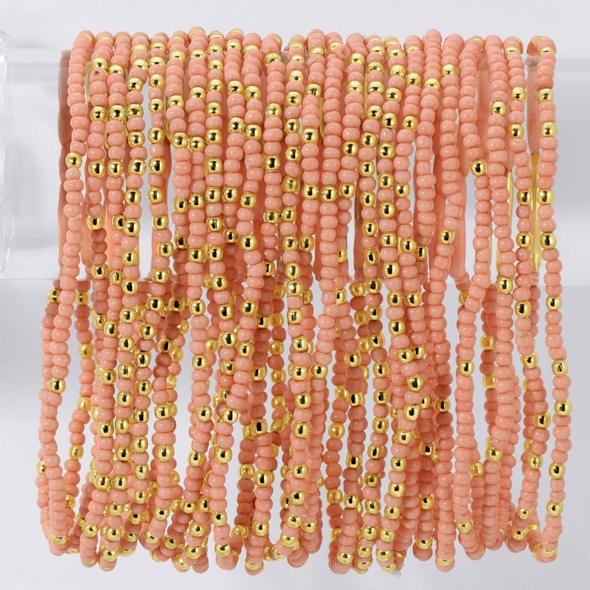 Solid Seed Bead Bracelets