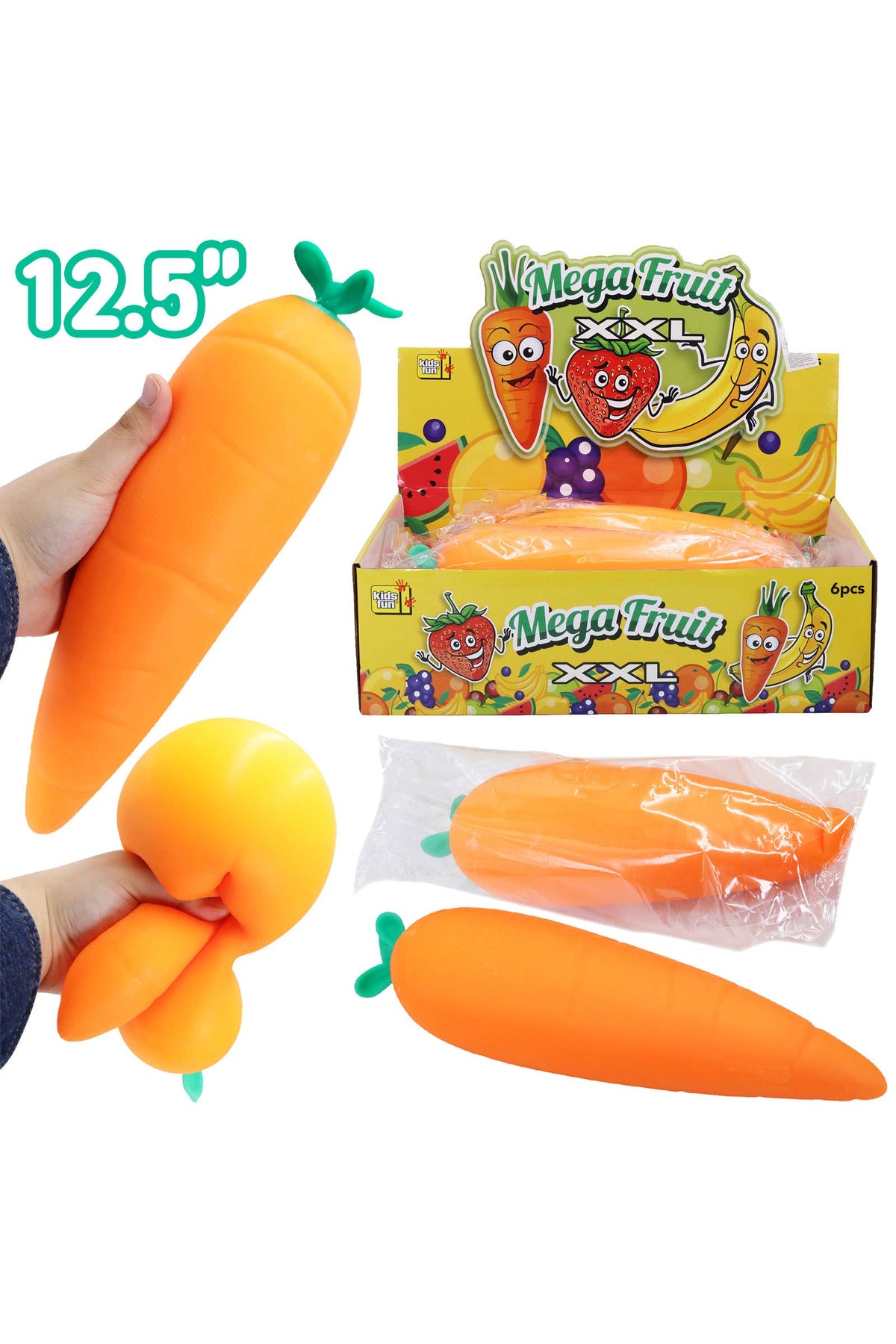 JUMBO Carrot Fluffy Squishy