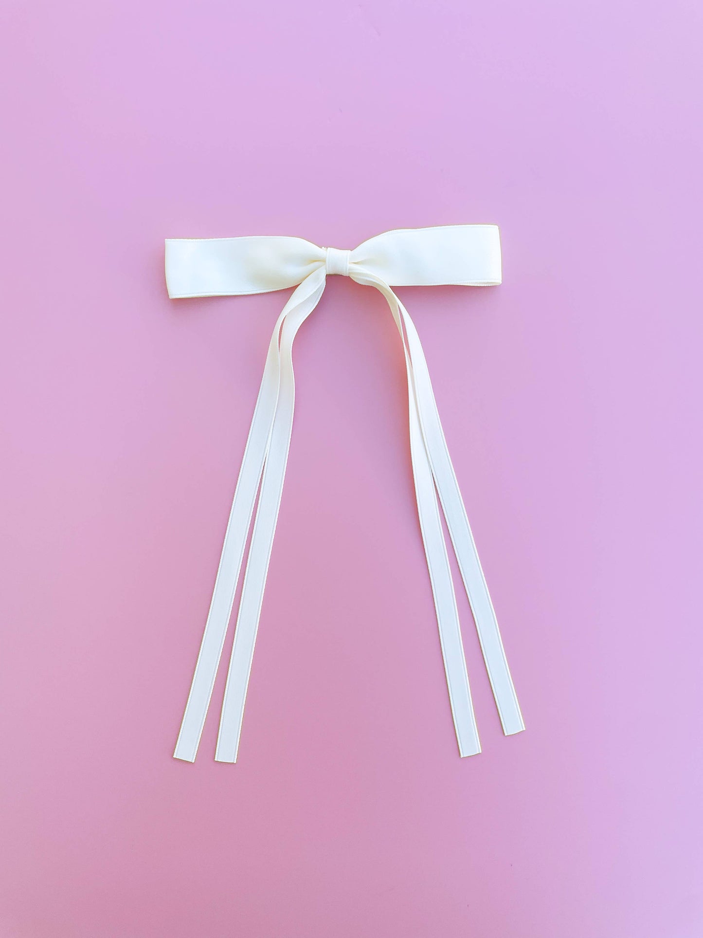 Satin Ribbon Hair Bow Clip