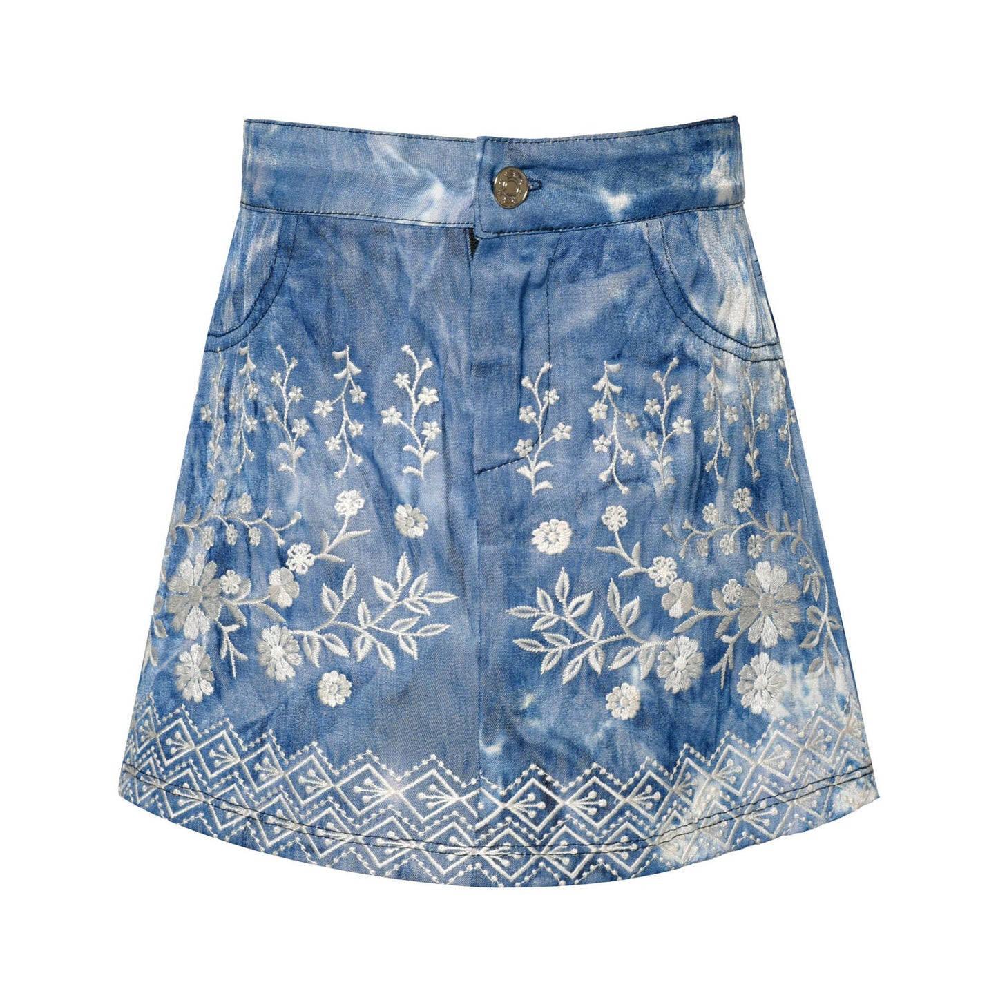 EMBROIDERED MINI SKIRT