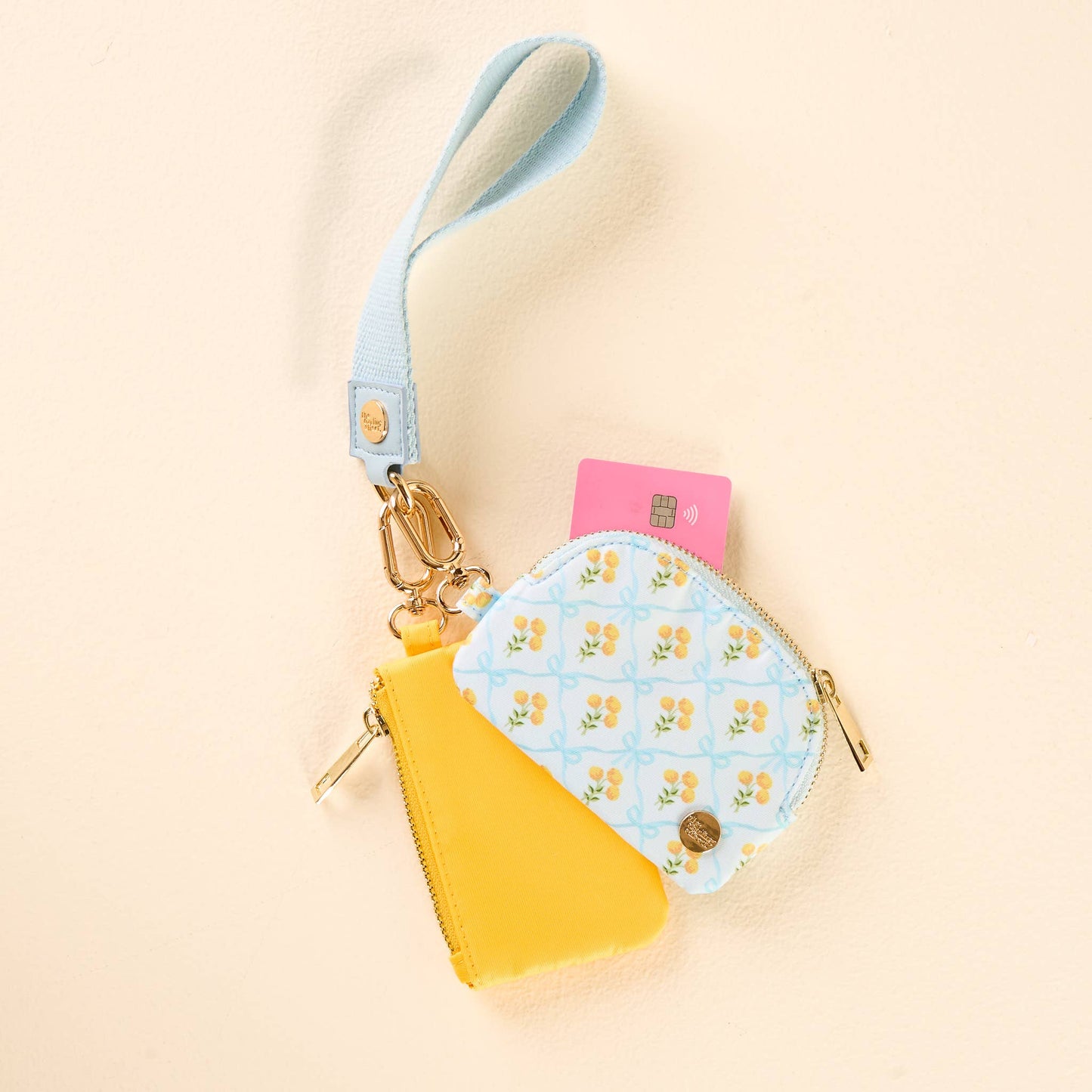 Dynamic Duo Pouch Wristlet-Marigold Lane Blue