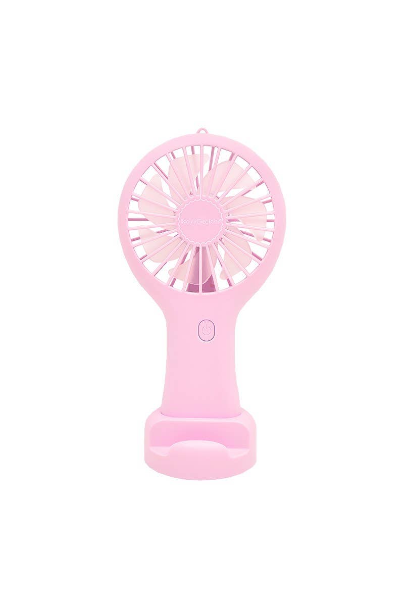 Portable Fan Feeling Fresh Pink