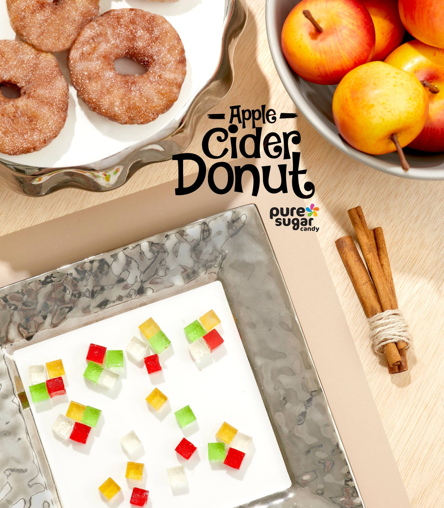 Apple Cider Donut - Hard Candy Cubes