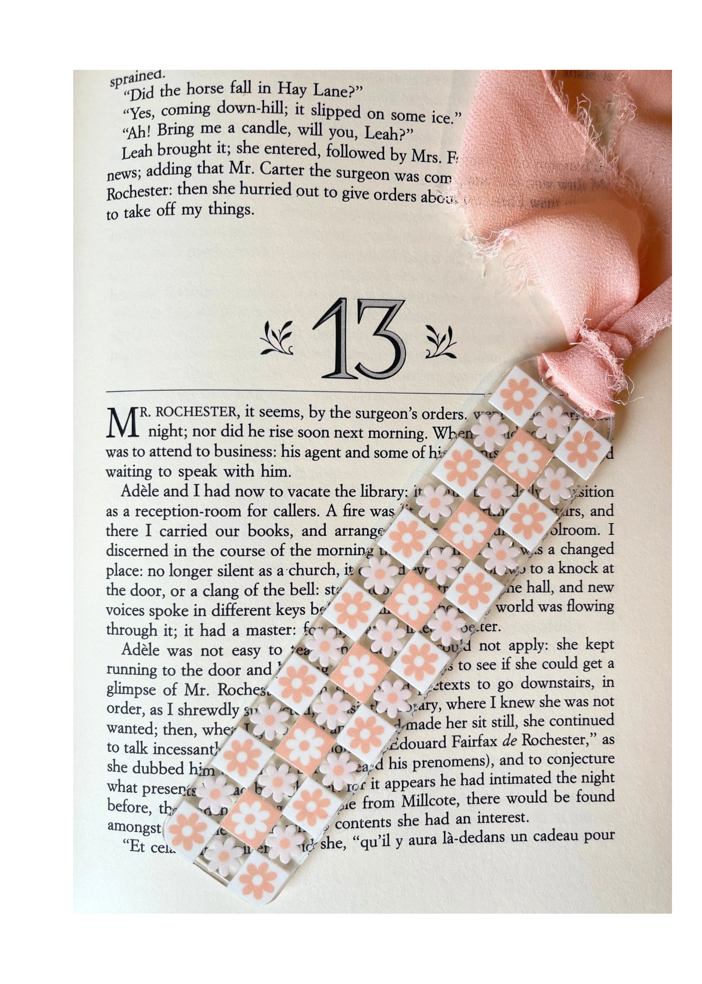 Acrylic bookmark with ribbon-summer collection 