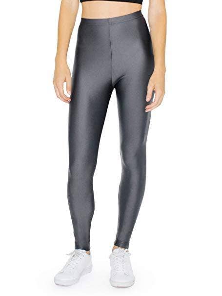 Juniors Tricot Shiny Leggings