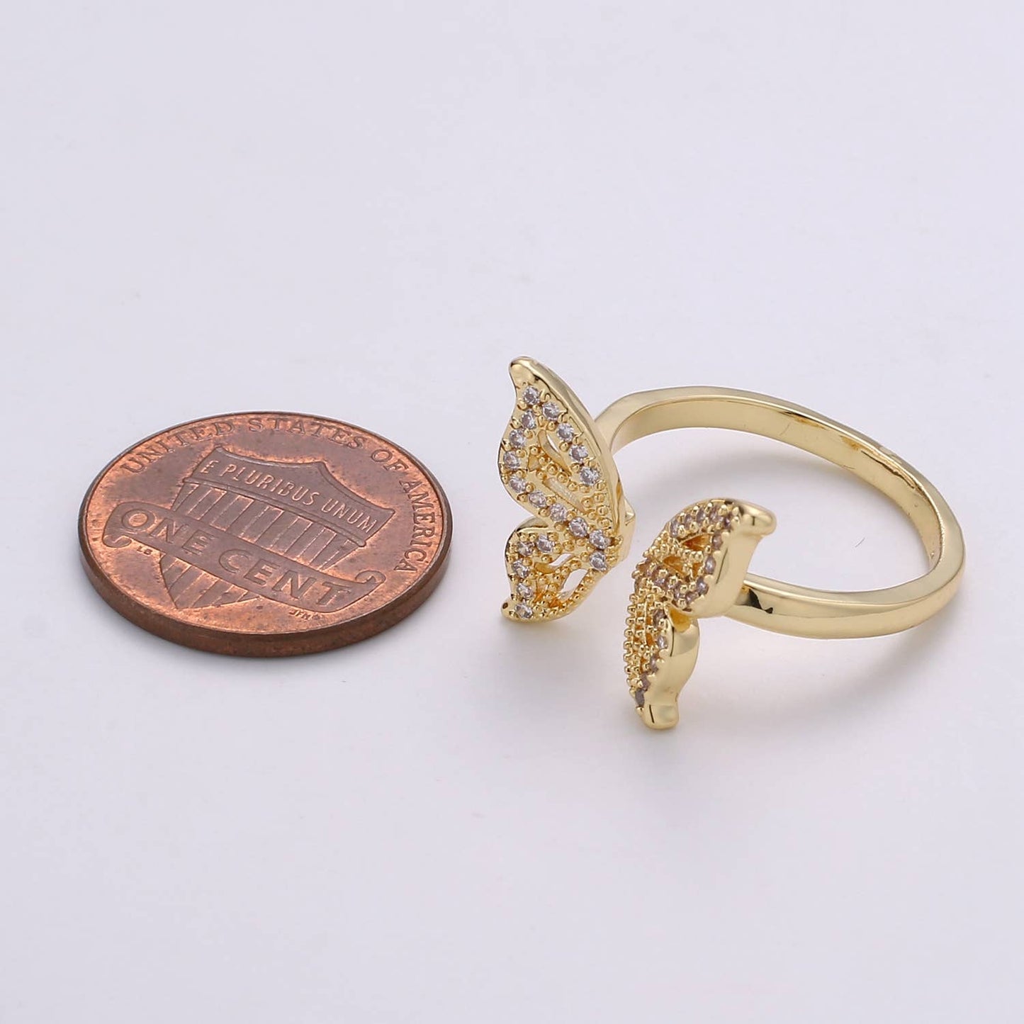 Open Butterfly Ring