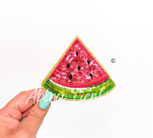Watermelon Summer Sequin Patch