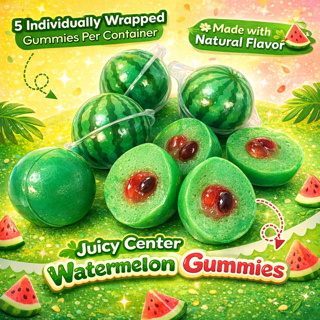 Filled Watermelon Gummy Candy
