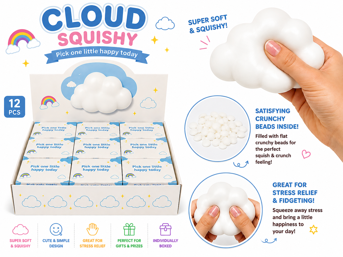 White Cloud Crunchy Squishy