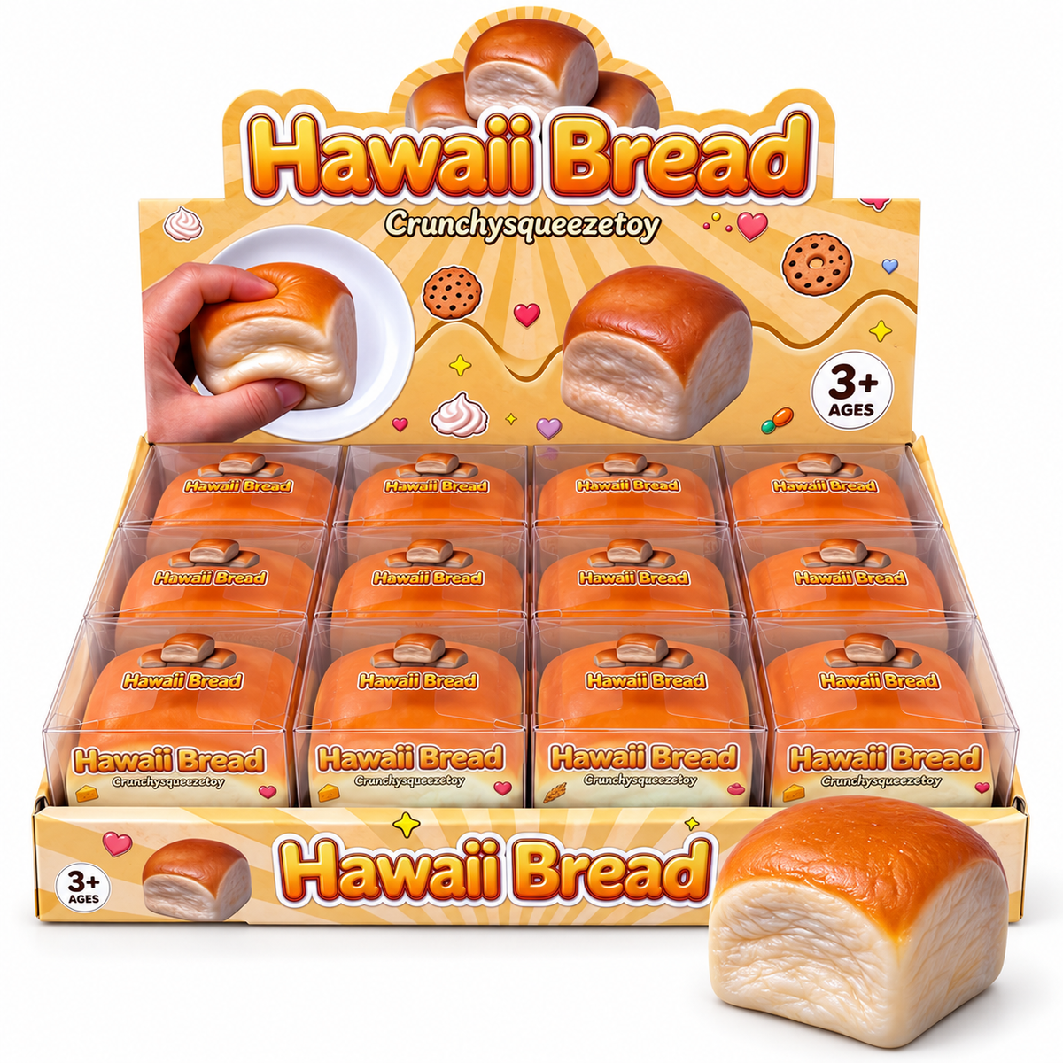 Hawaii Bread Crunchy Squishy